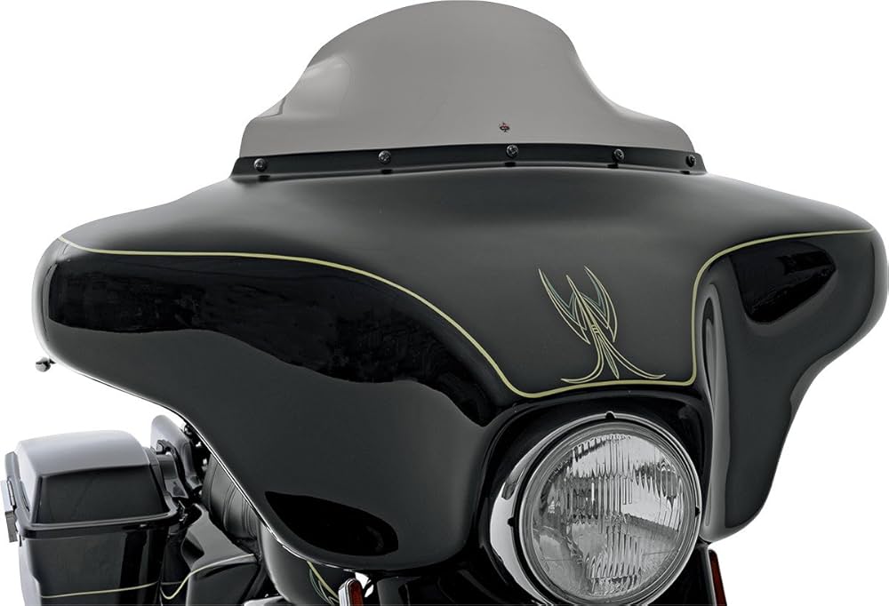 HERE COMES THE SUN φ250mm Dakchor 8 inch Green Wave Windshield Windscreen for Harley